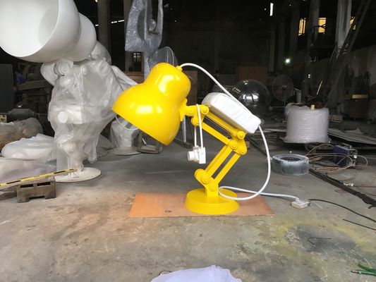 Exhibition Hall Metal Art Sculptures Art Lamp Modern Steel Sculpture